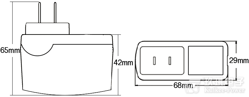 3.5W系列國(guó)標(biāo)CCC插墻式白色電源適配器